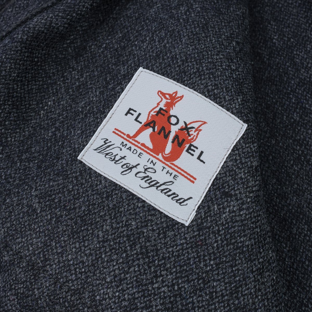 IHDR-434-ABC 14oz Fox Brothers® Arsenic Barleycorn Flannel CPO Shirt - Grey - 9