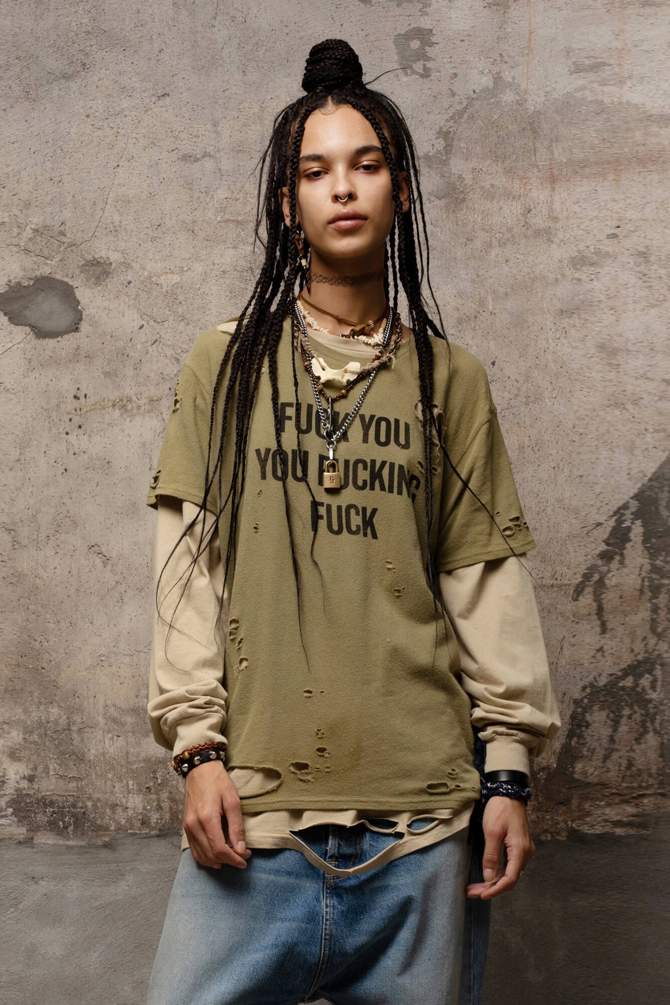 F.U. BOY T - LIGHT GREEN - 1