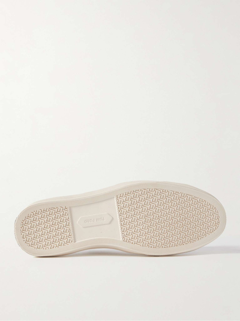 Cambridge Leather-Trimmed Suede Sneakers 3
