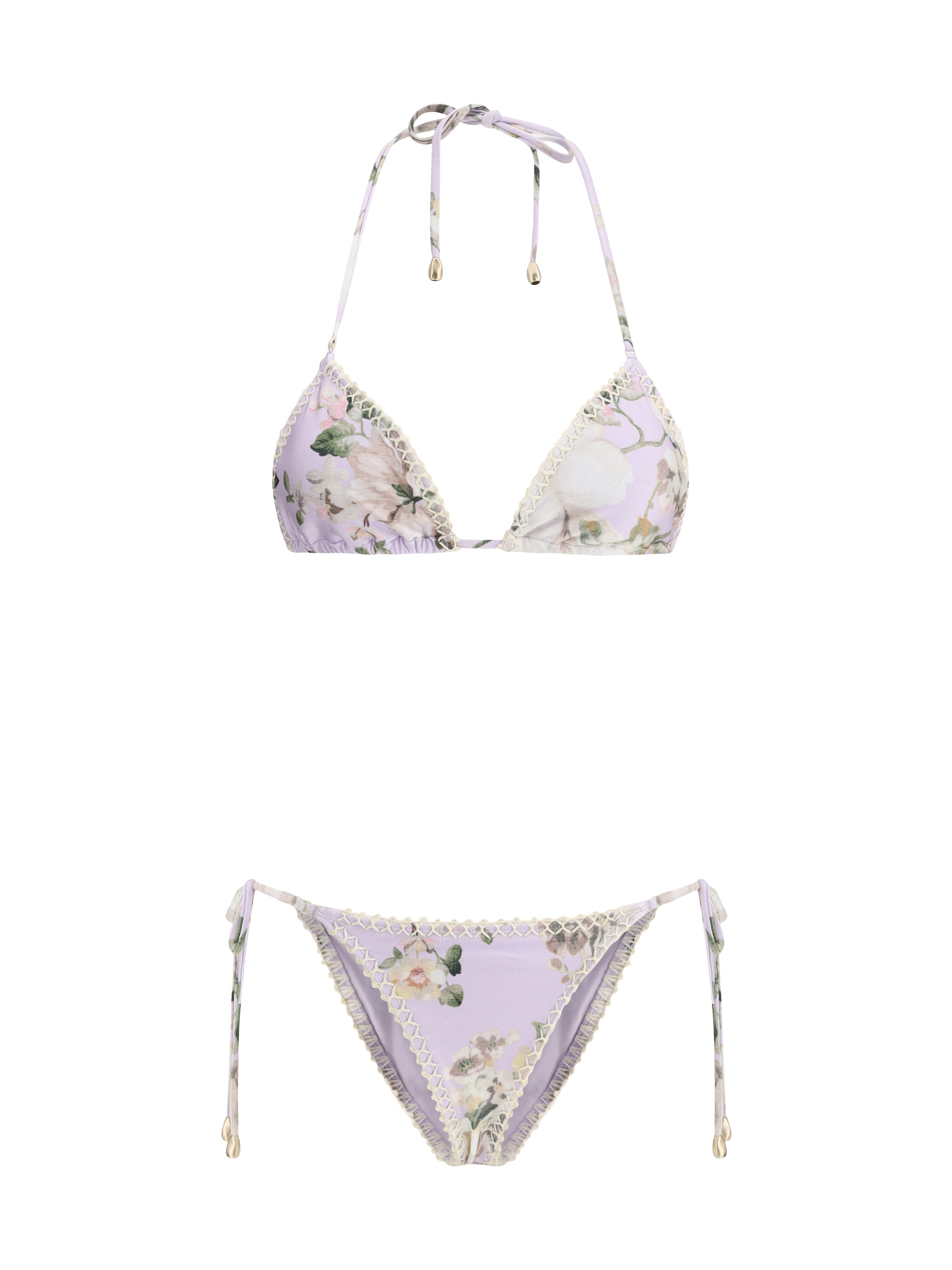 Zimmermann Acacia Crochet Swimsuit baseblu REVERSIBLE