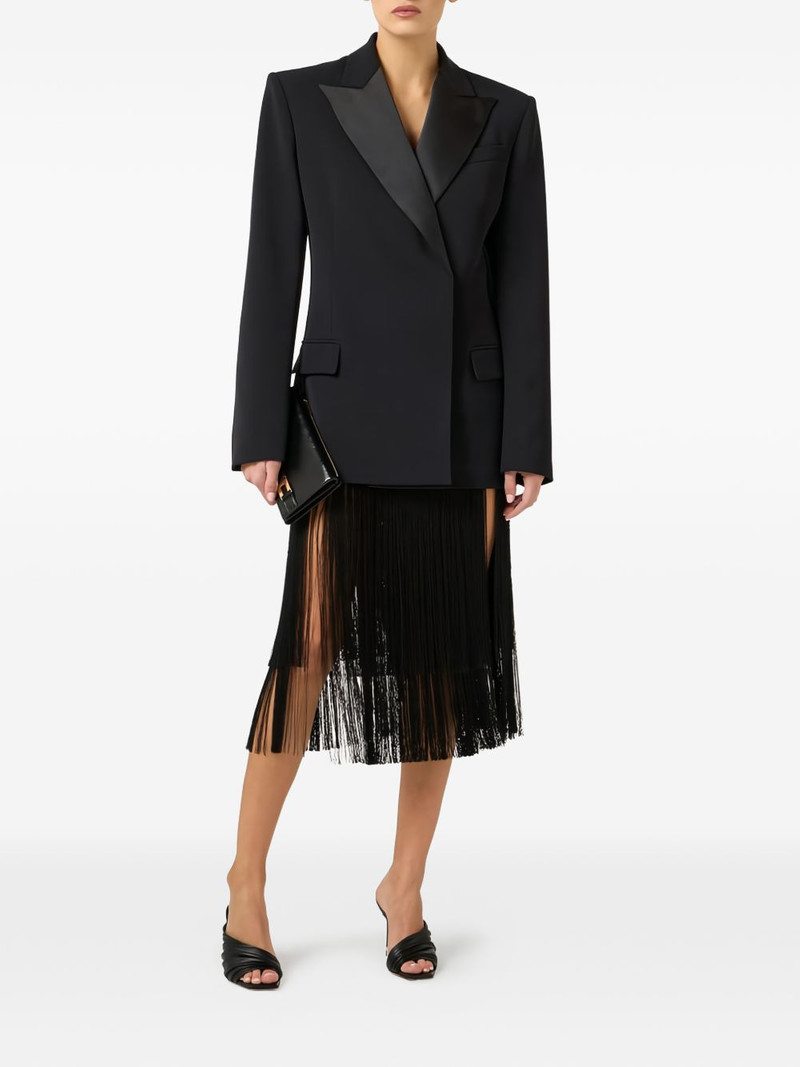 ELISABETTA FRANCHI fringed skirt outlook