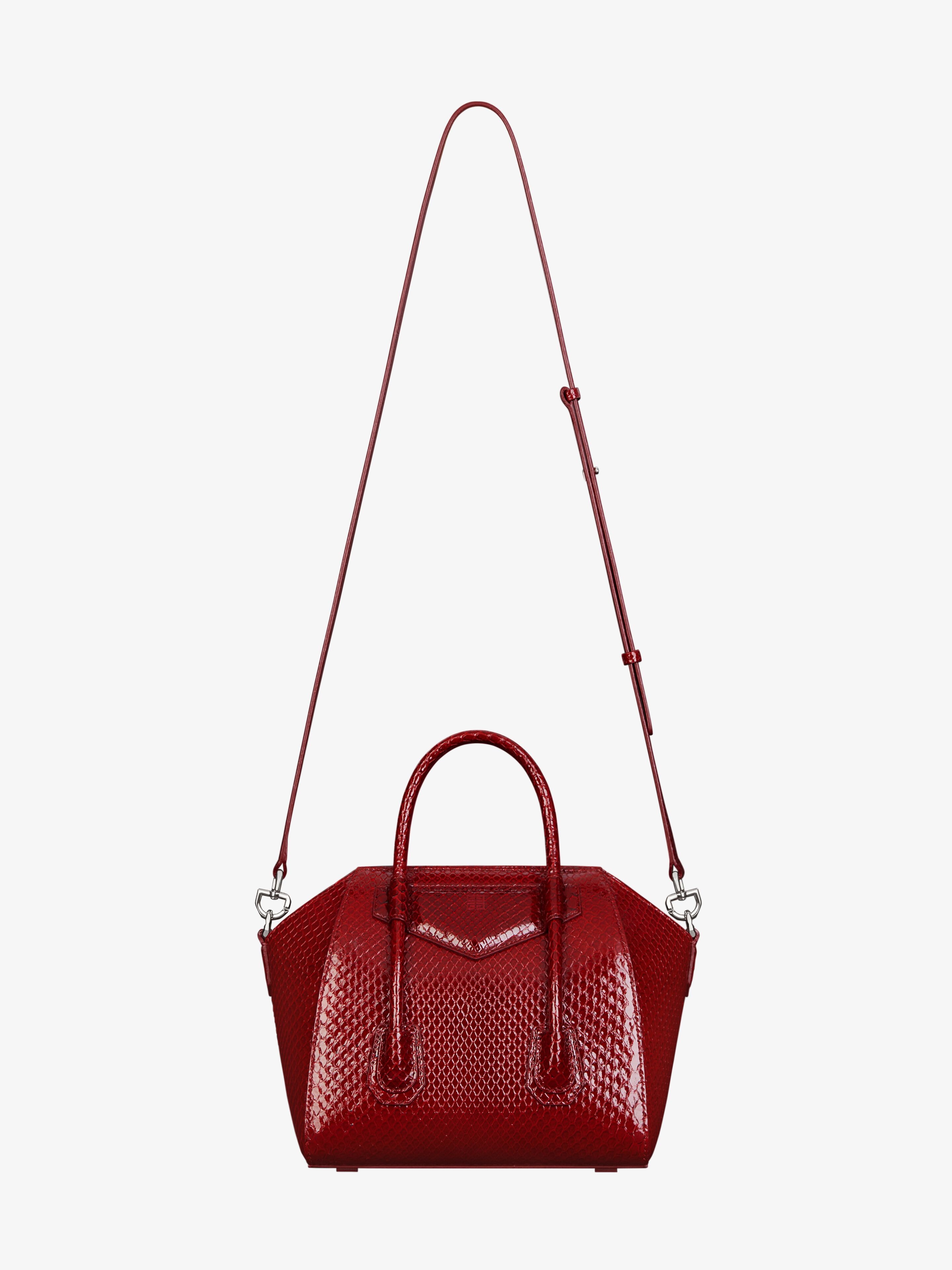 MINI ANTIGONA LOCK BAG IN PYTHON - 4