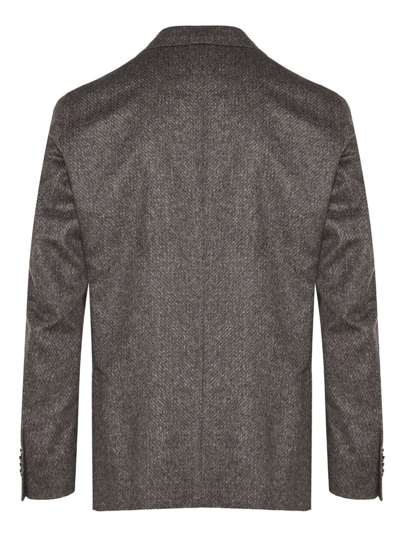 CORNELIANI herringbone blazer outlook