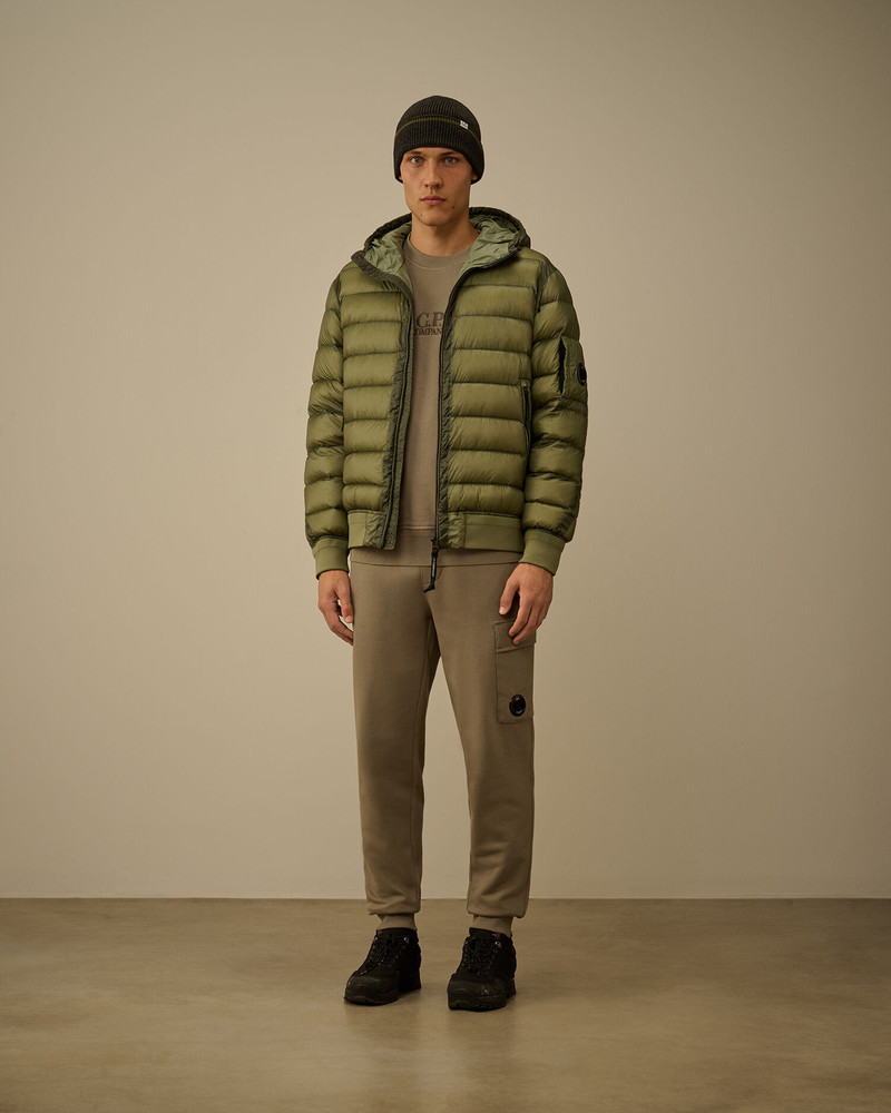 C.P. Company Diagonal Raised Fleece Lens Sweatpants outlook