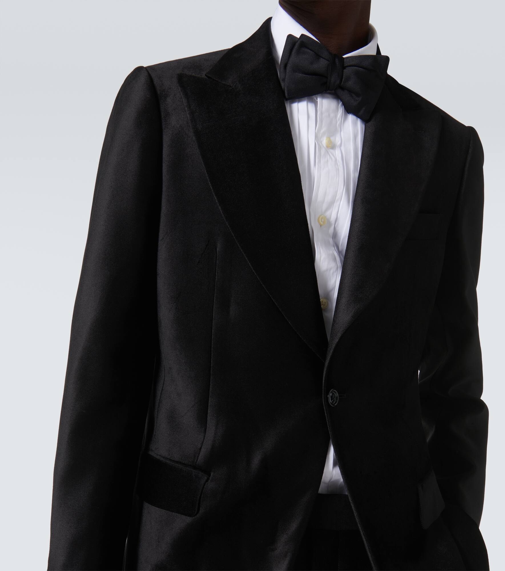 Velvet tuxedo jacket - 7