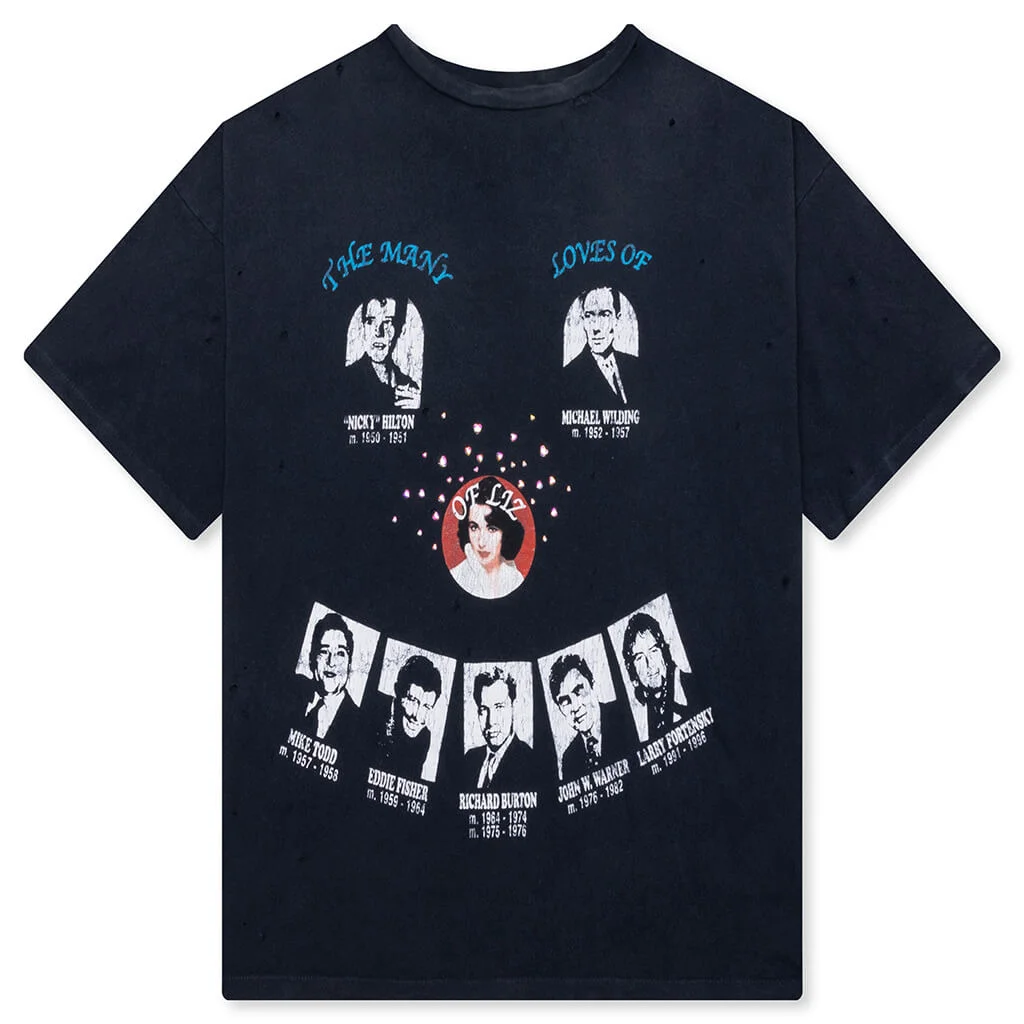 LOVES OF LIZ TEE - BLACK - 1