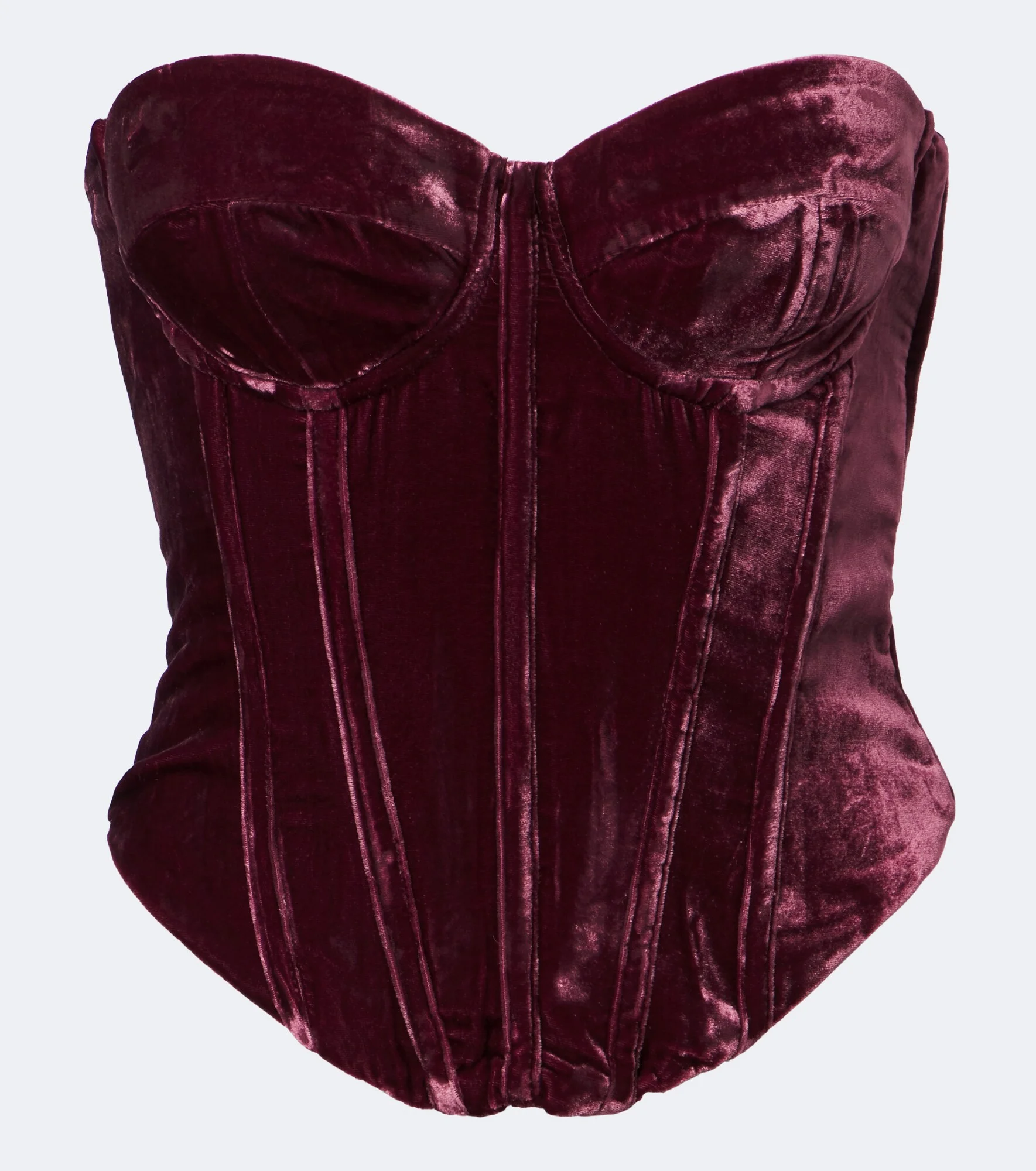 Velvet bustier - 1