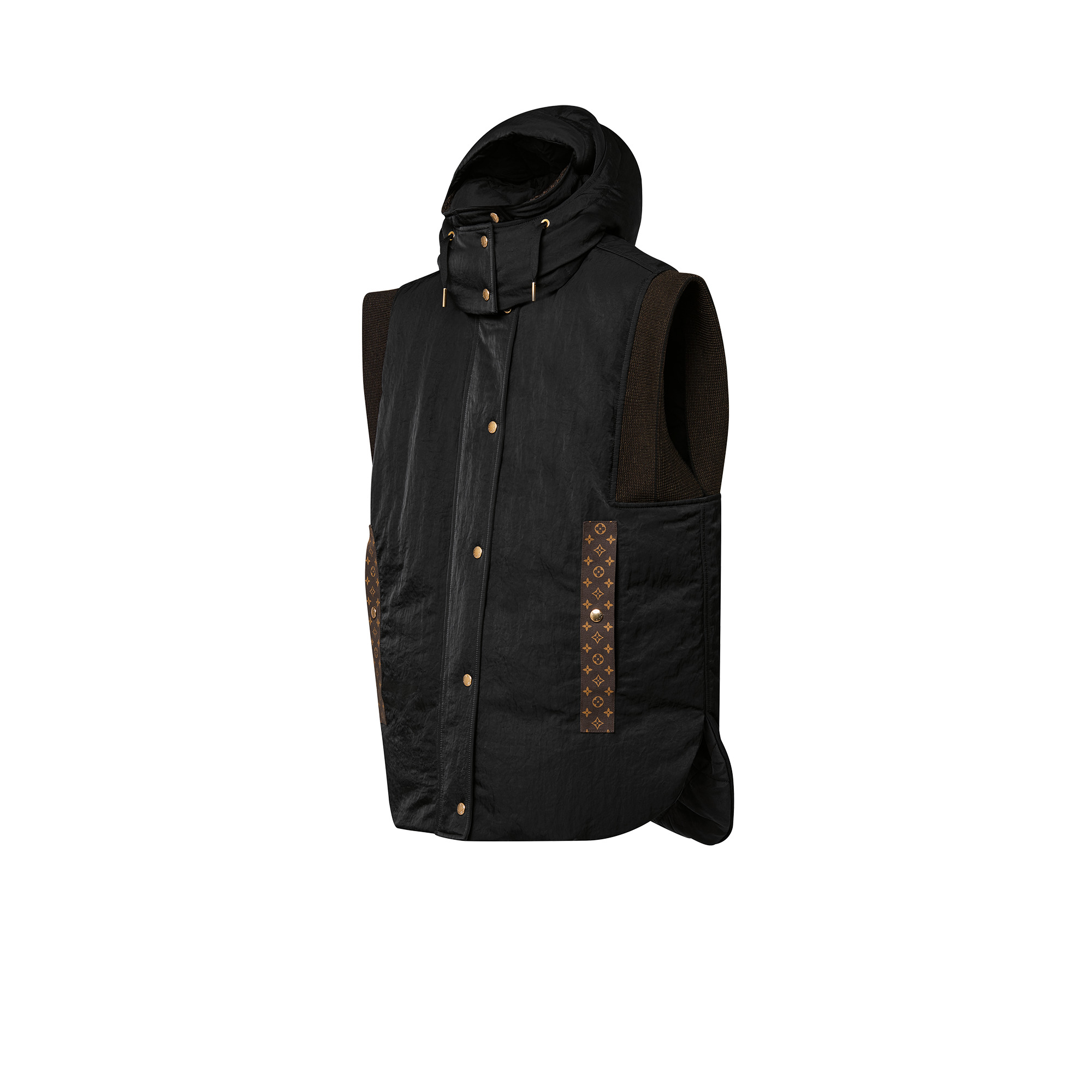 Monogram Accent Sleeveless Jacket - 2