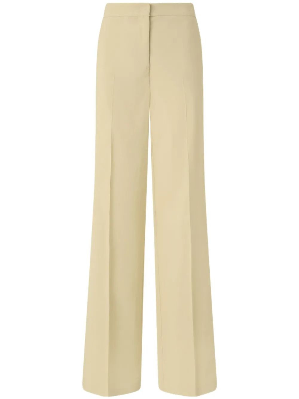 creased tailored trousers - 1