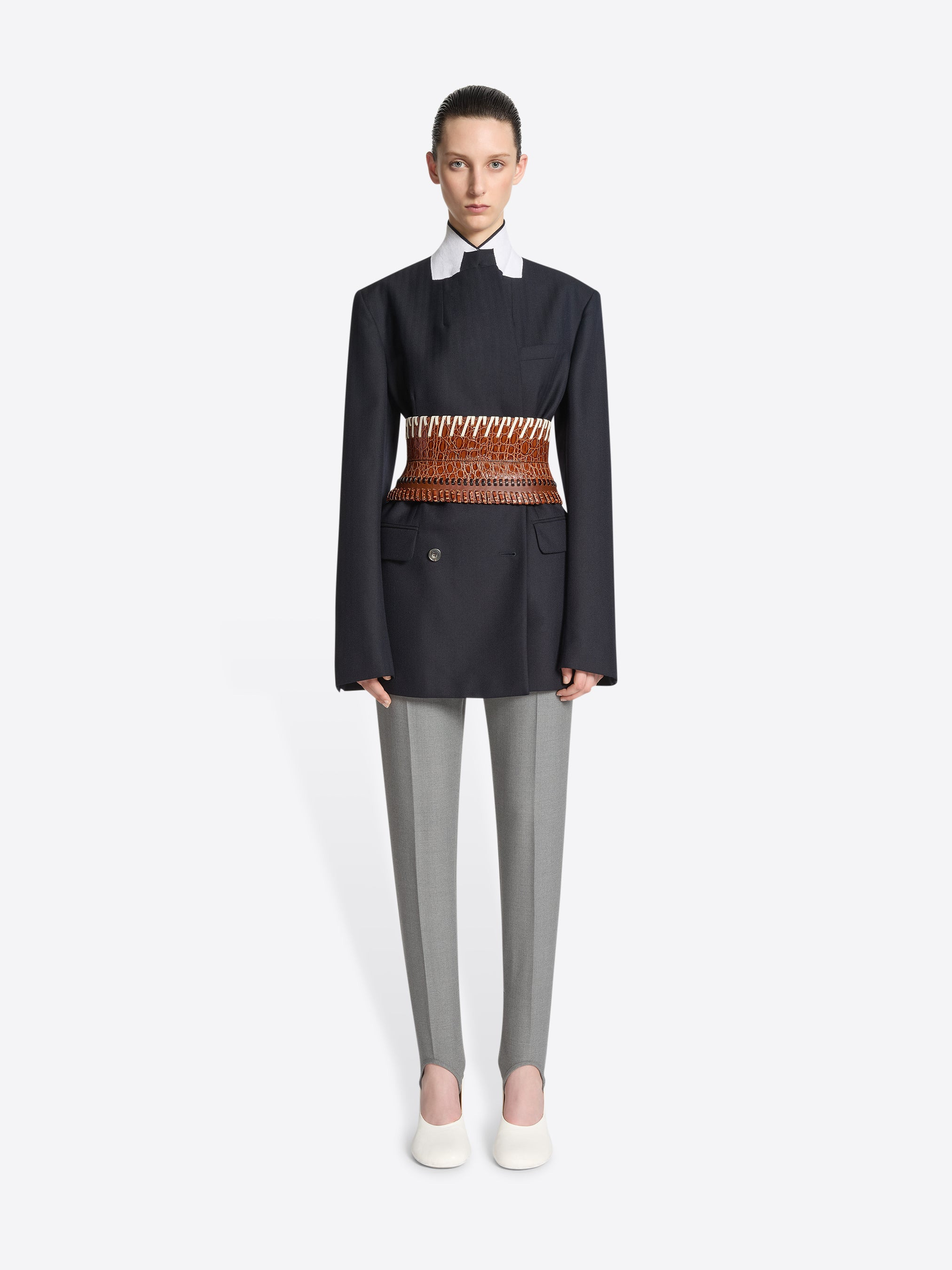 LEATHER CORSET BELT - 4