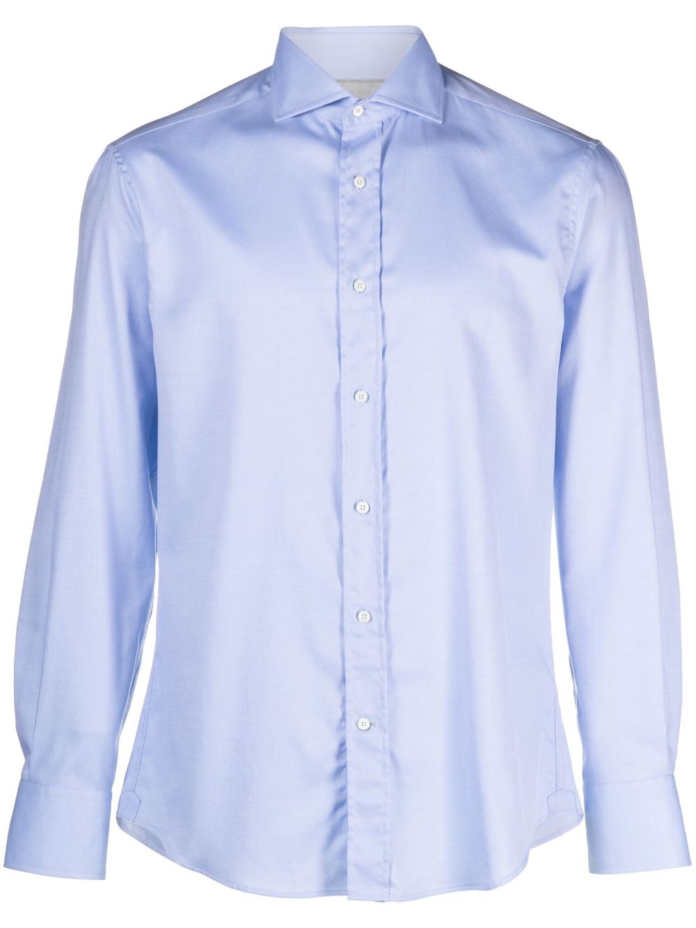 long-sleeved cotton shirt - 1