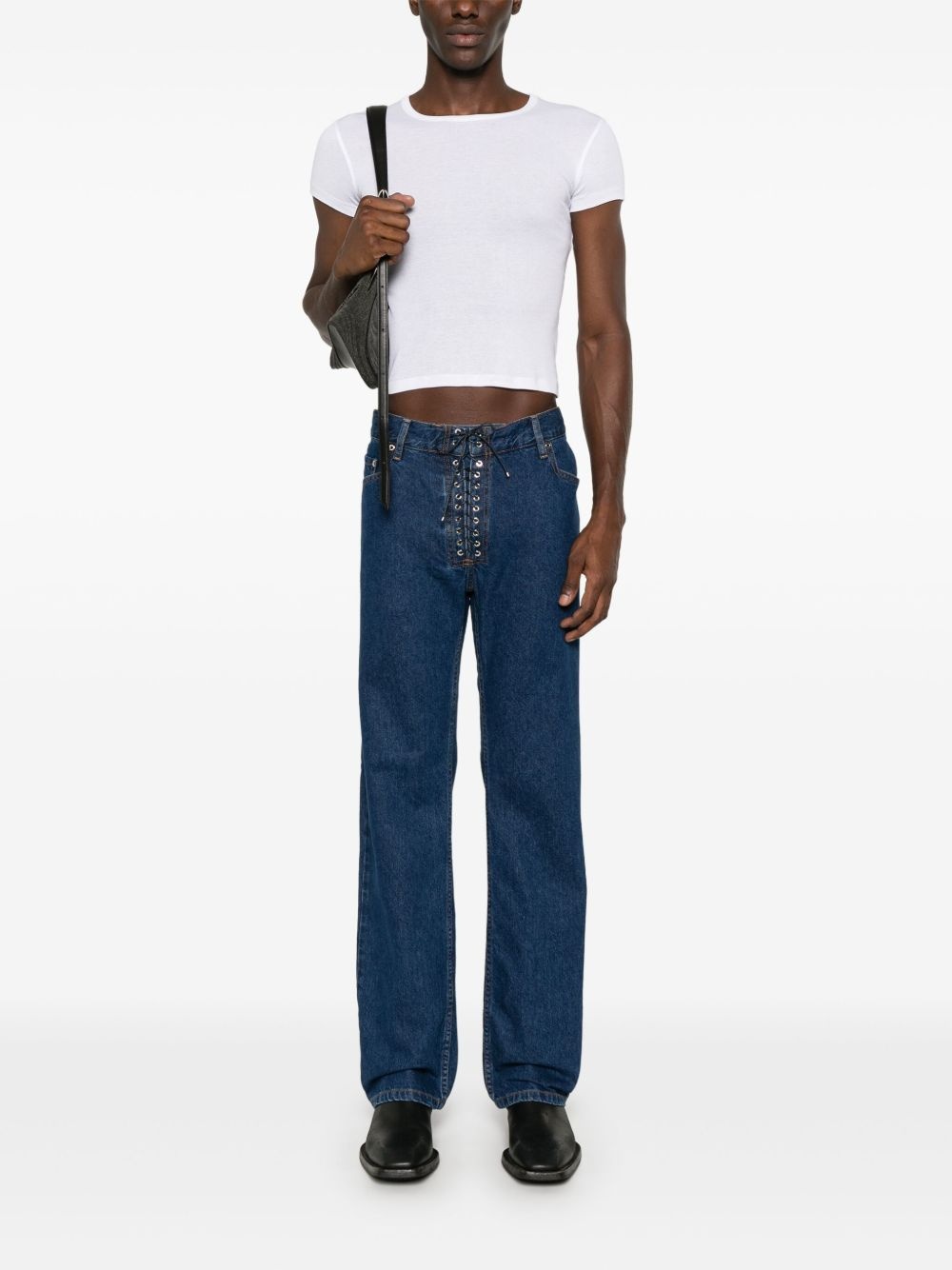 Steve lace-up jeans - 3