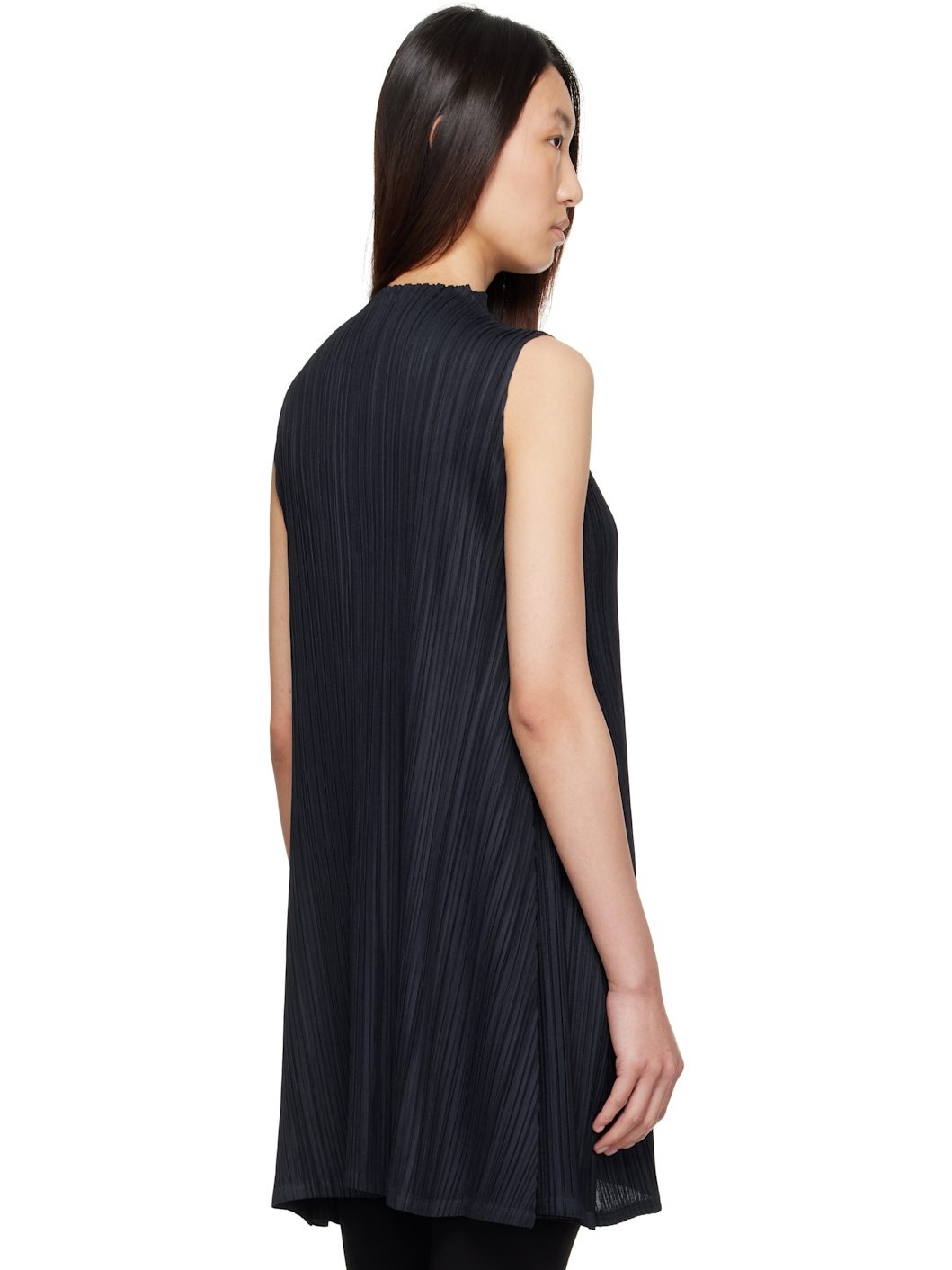 Navy Mid-April Mellow Pleats Tunic - 3