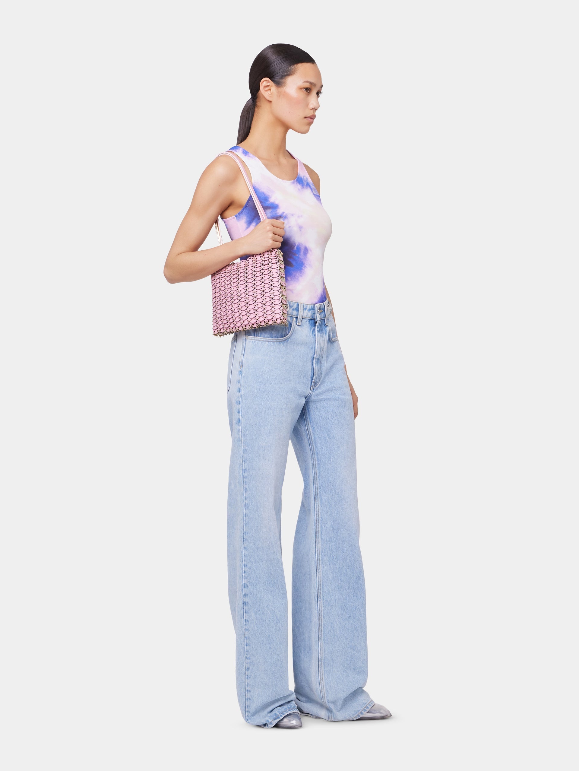 PINK/GOLD 1969 FLIP BAG IN LEATHER - 2