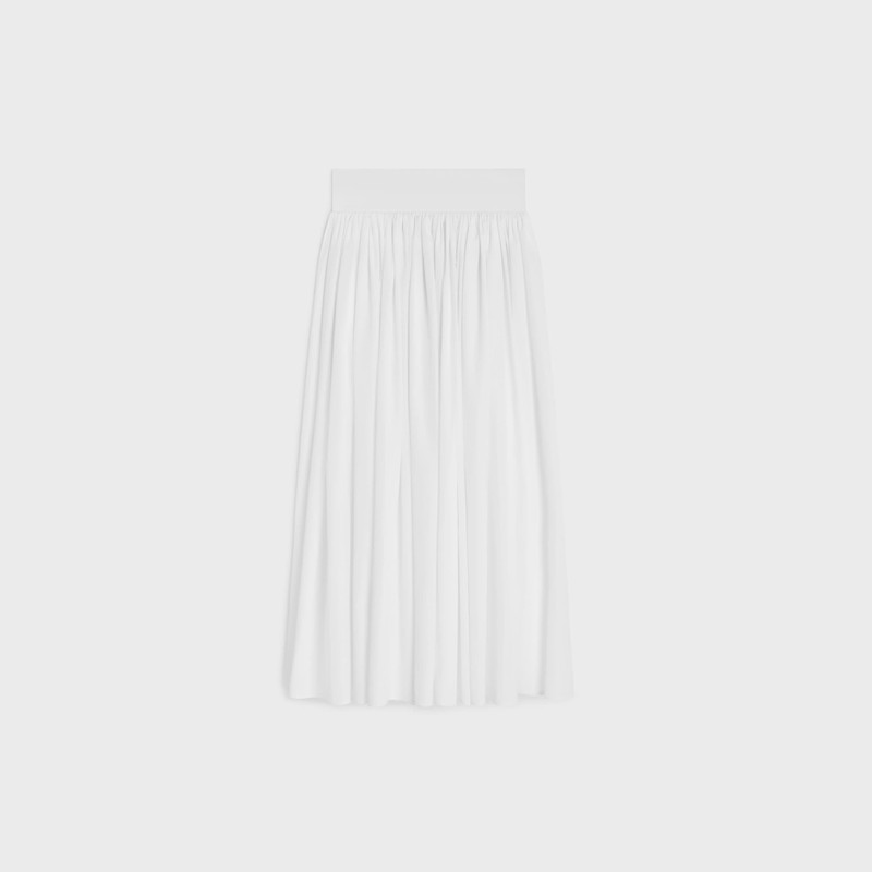 CELINE skirt IN COTTON POPLIN outlook