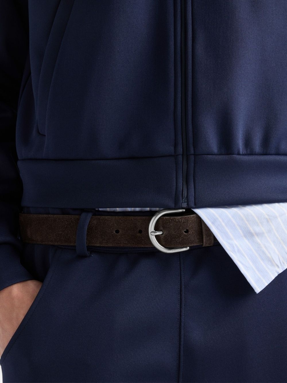 suede leather belt - 3