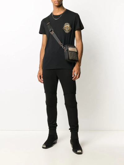 Balmain patch detail track pants outlook