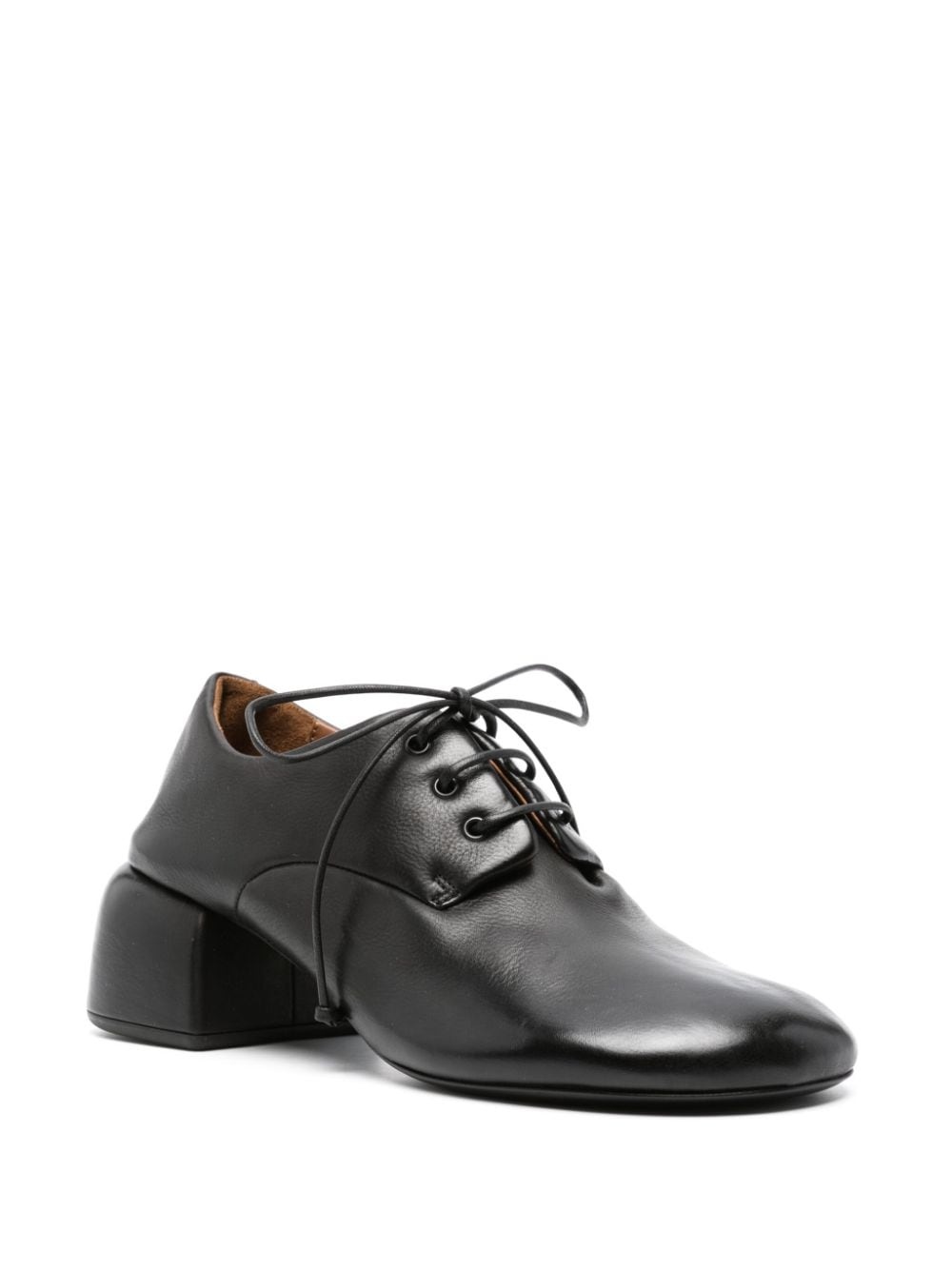 50mm leather lace-up shoes - 2