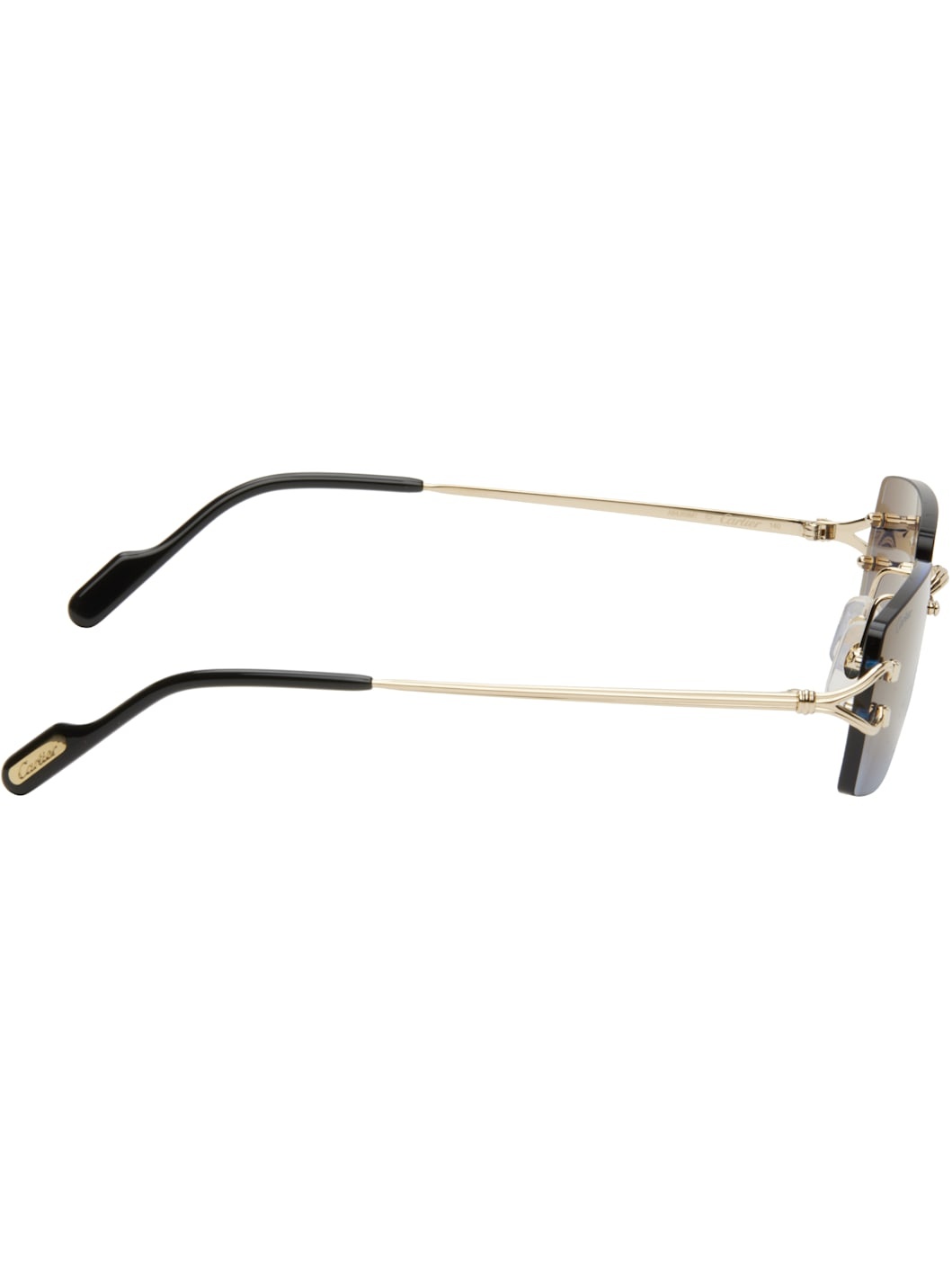 Gold 'Décor C Classique de Cartier' Sunglasses - 2