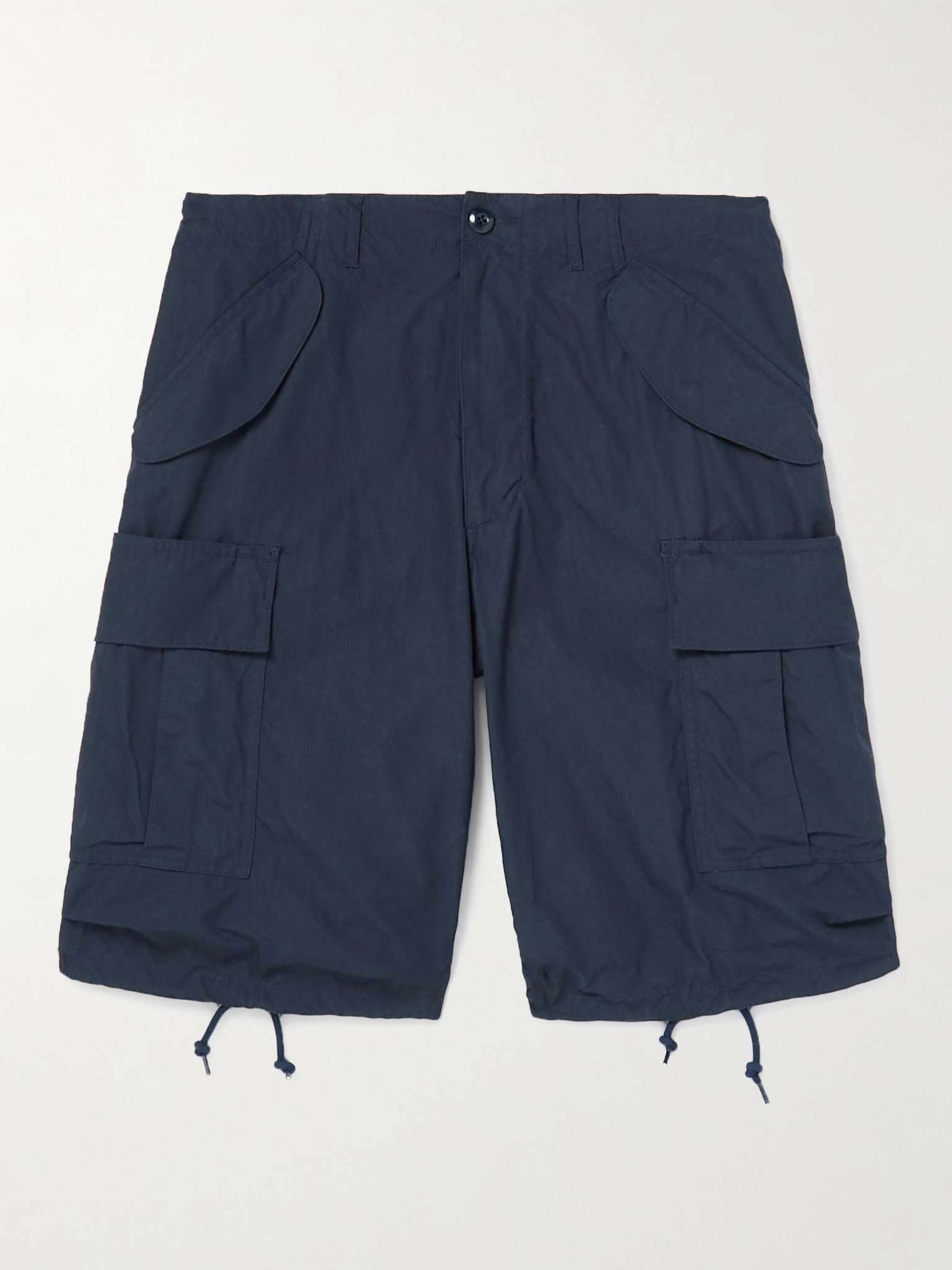 Straight-Leg Cotton-Ripstop Cargo Shorts - 1