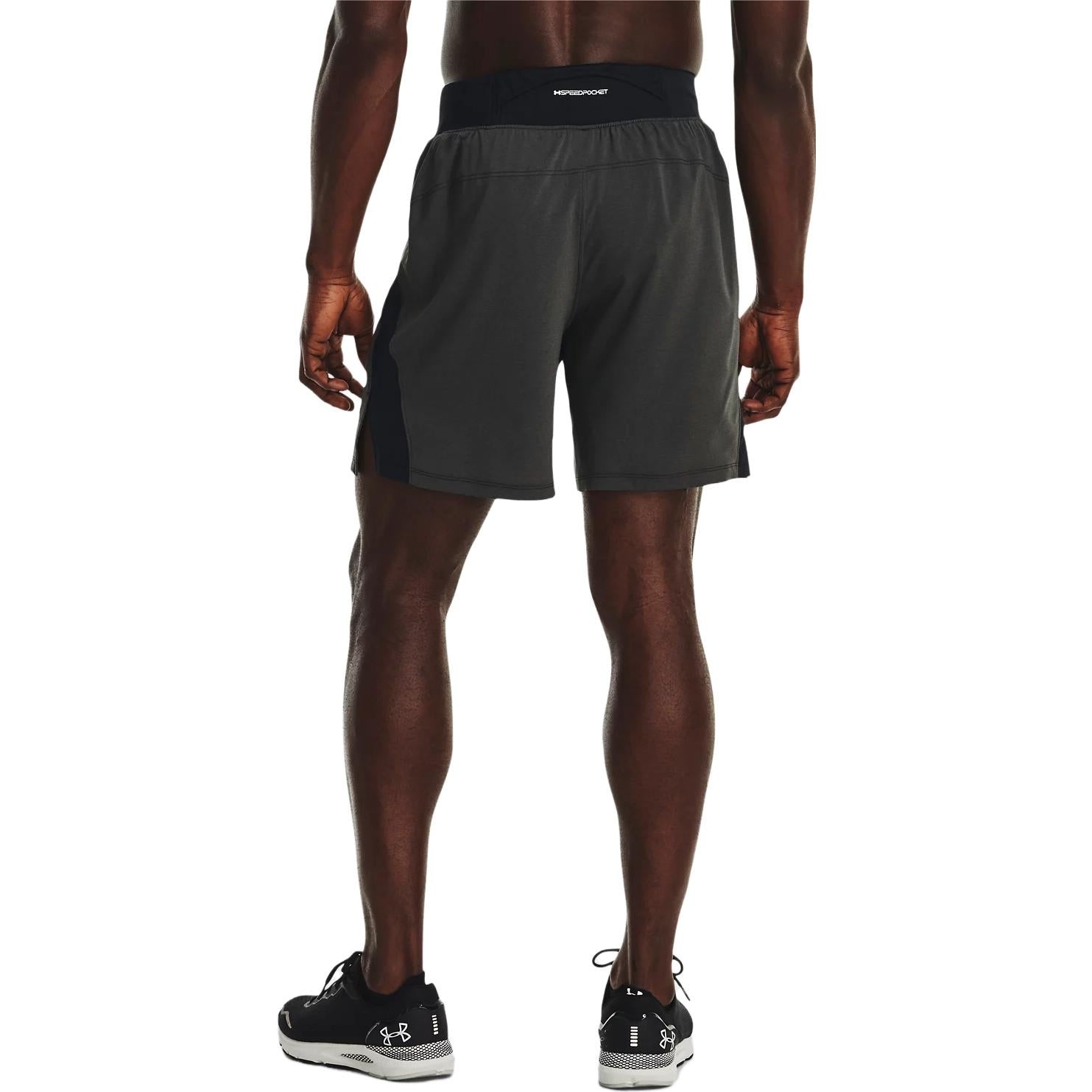 Under Armour Launch Elite 7 inch Shorts 'Black Grey' 1376510-001 - 5