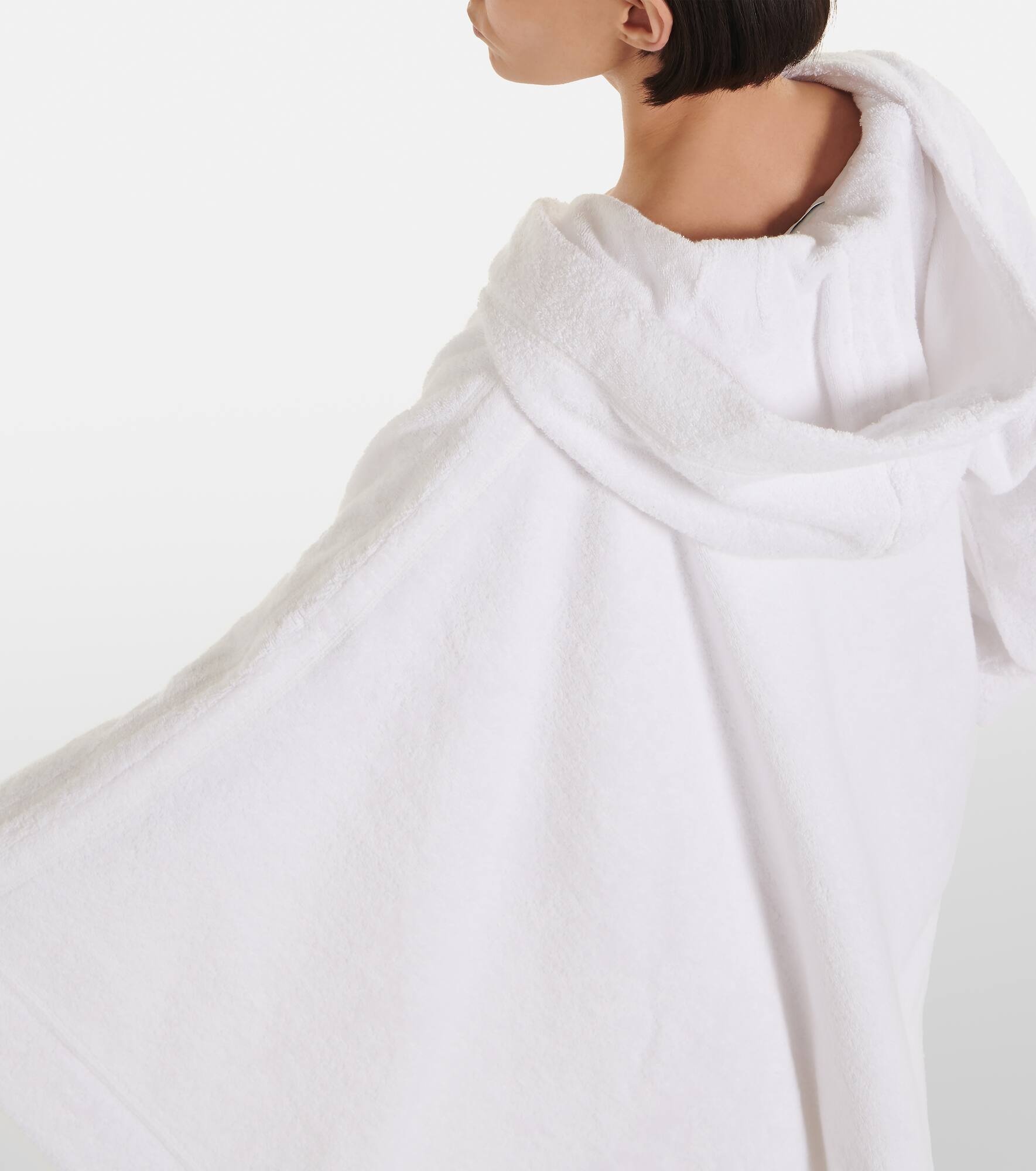 Cropped cotton terry hoodie - 6