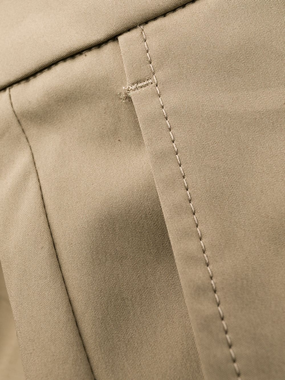 darted straight-leg trousers - 7