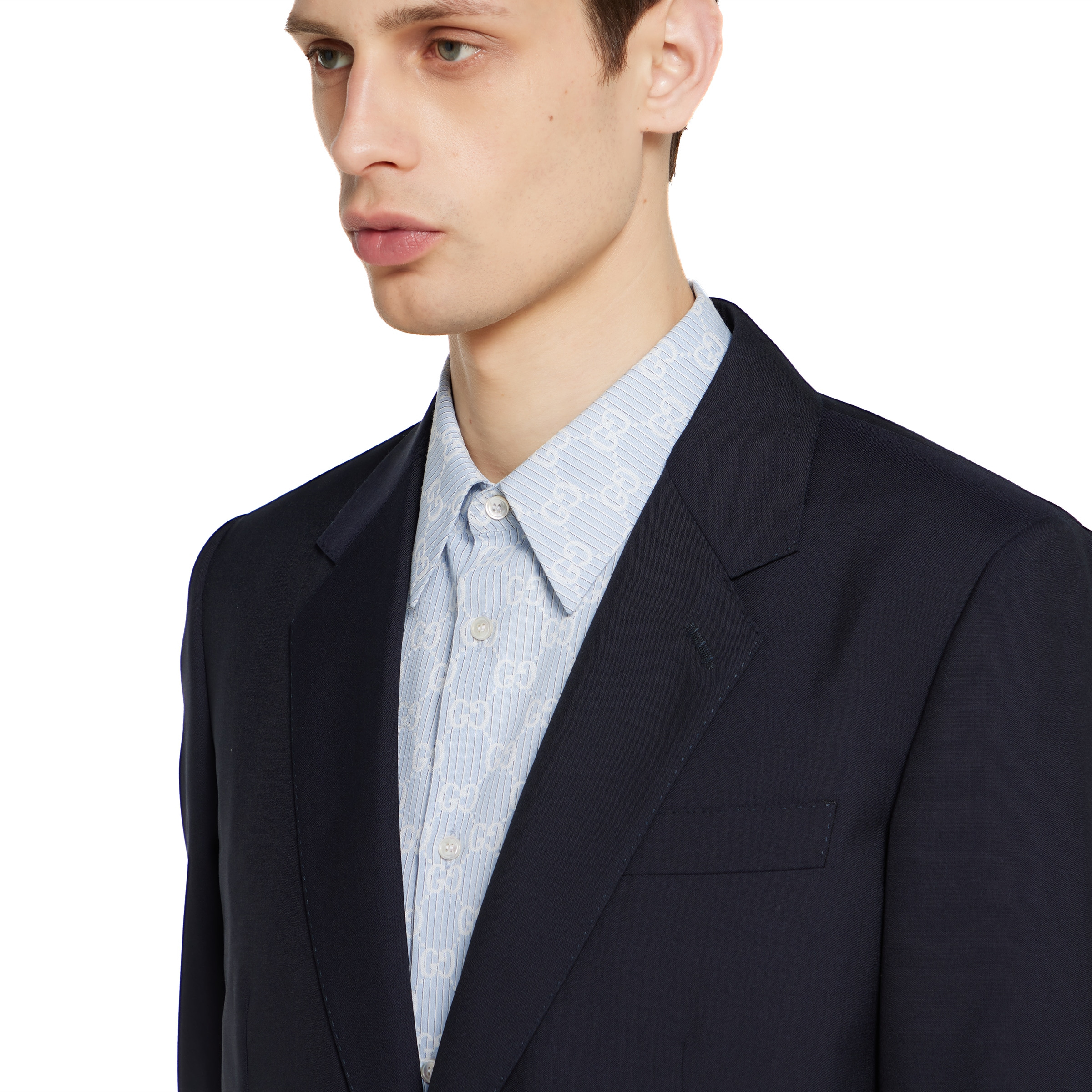 Striped GG cotton jacquard shirt - 5