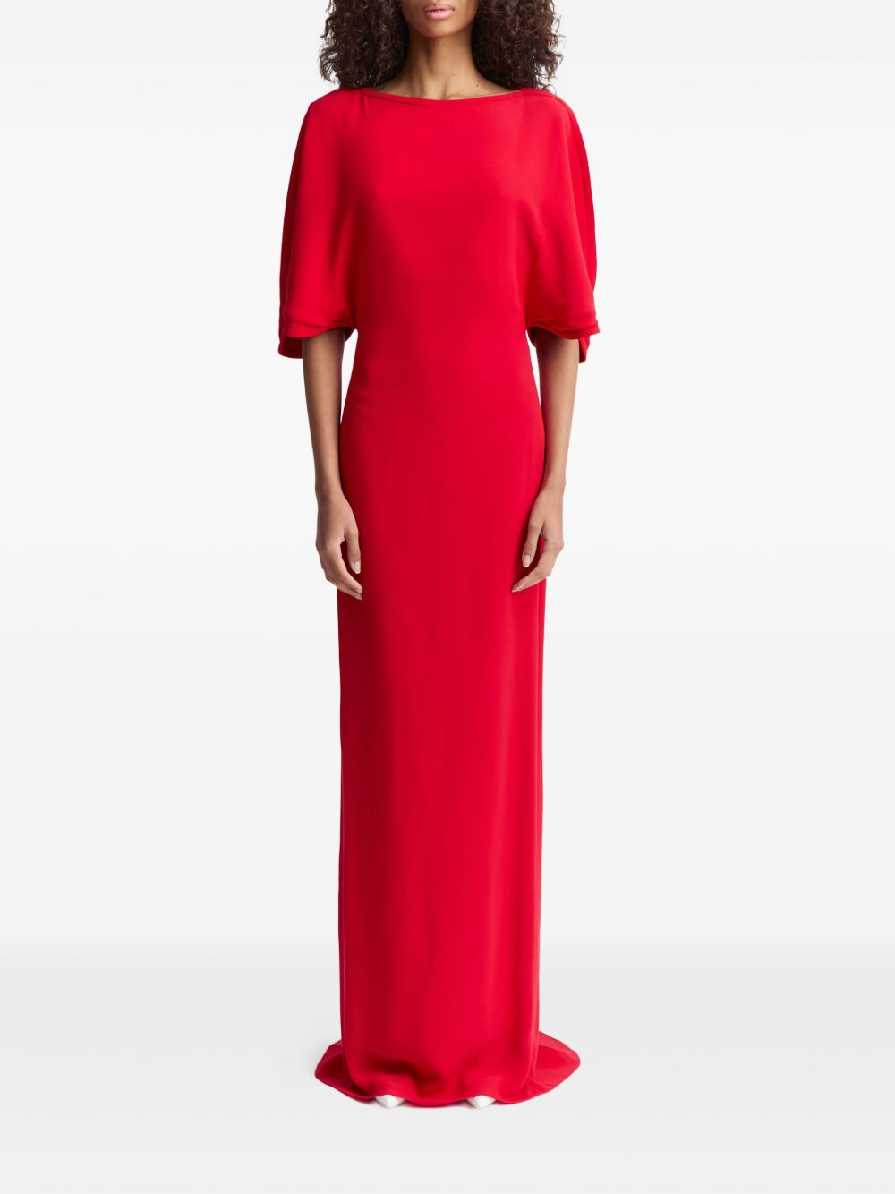 Dona cape-sleeve maxi dress - 2