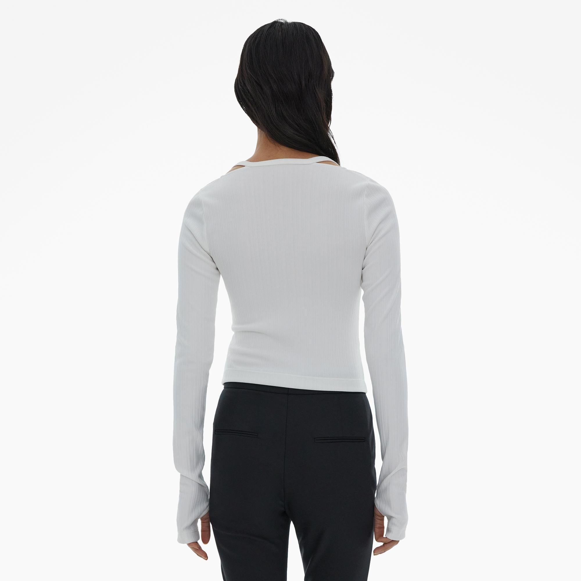 SQUARE NECK CARDIGAN - 4