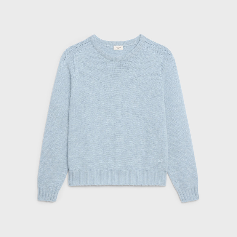 CREW NECK SWEATER IN SEAMLESS CASHMERE 1