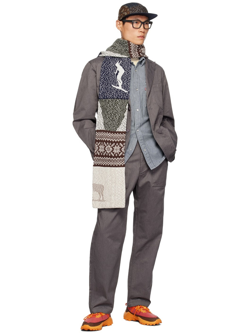 Engineered Garments Gray Fatigue Trousers outlook