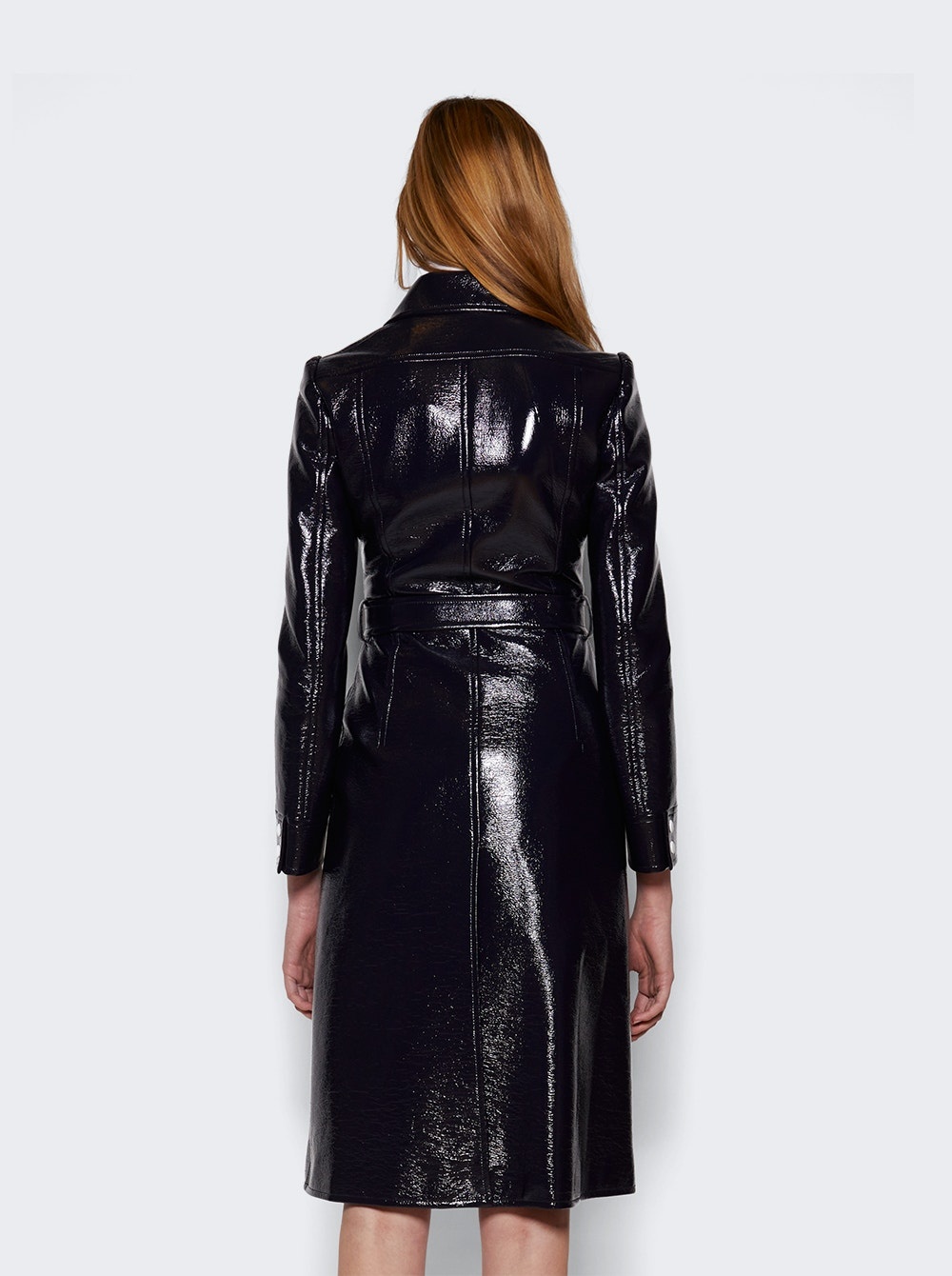 Reedition Vinyl Trench Coat Navy - 5