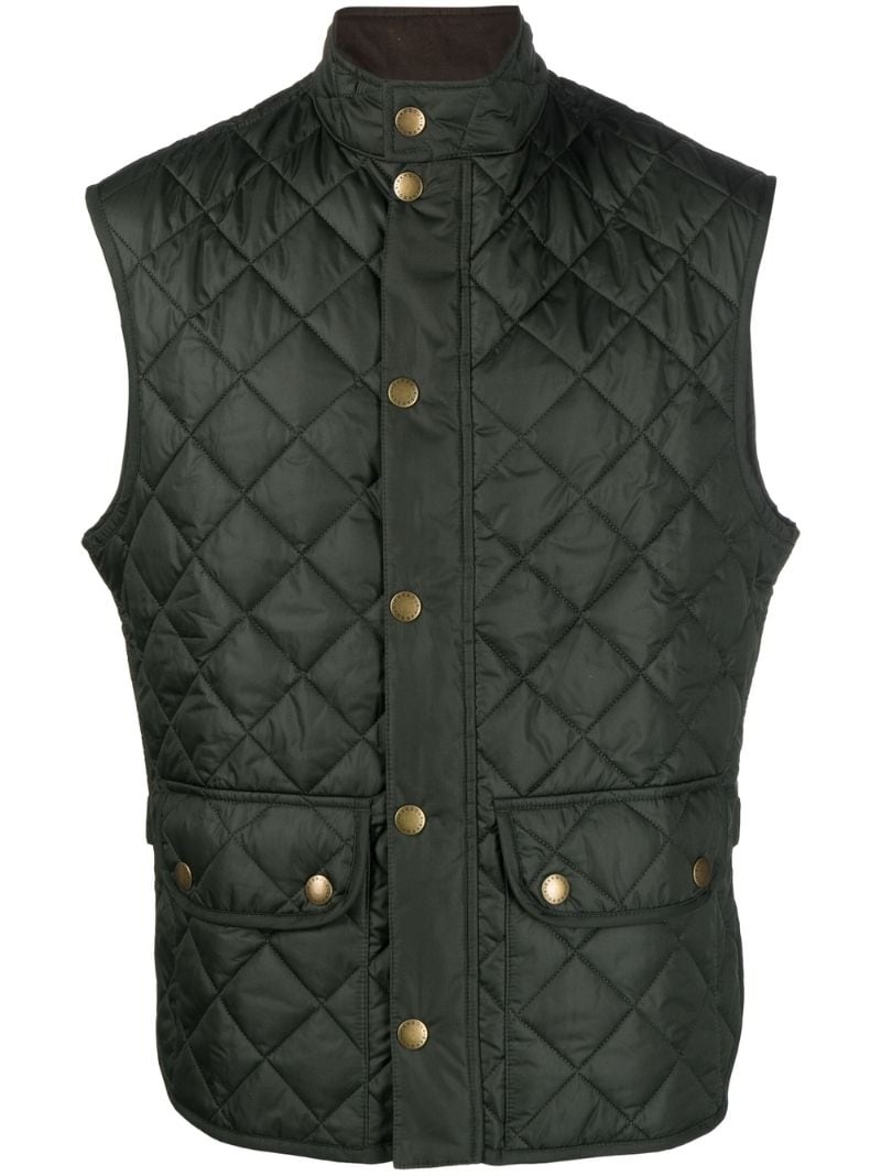 Lowerdale quilted cotton vest - 1