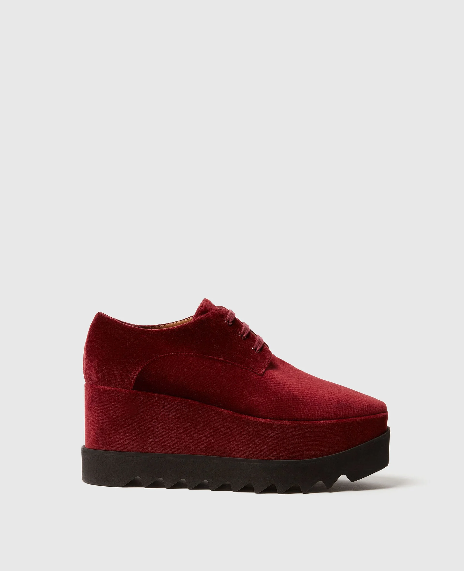 Elyse Velvet Platform Shoes - 1