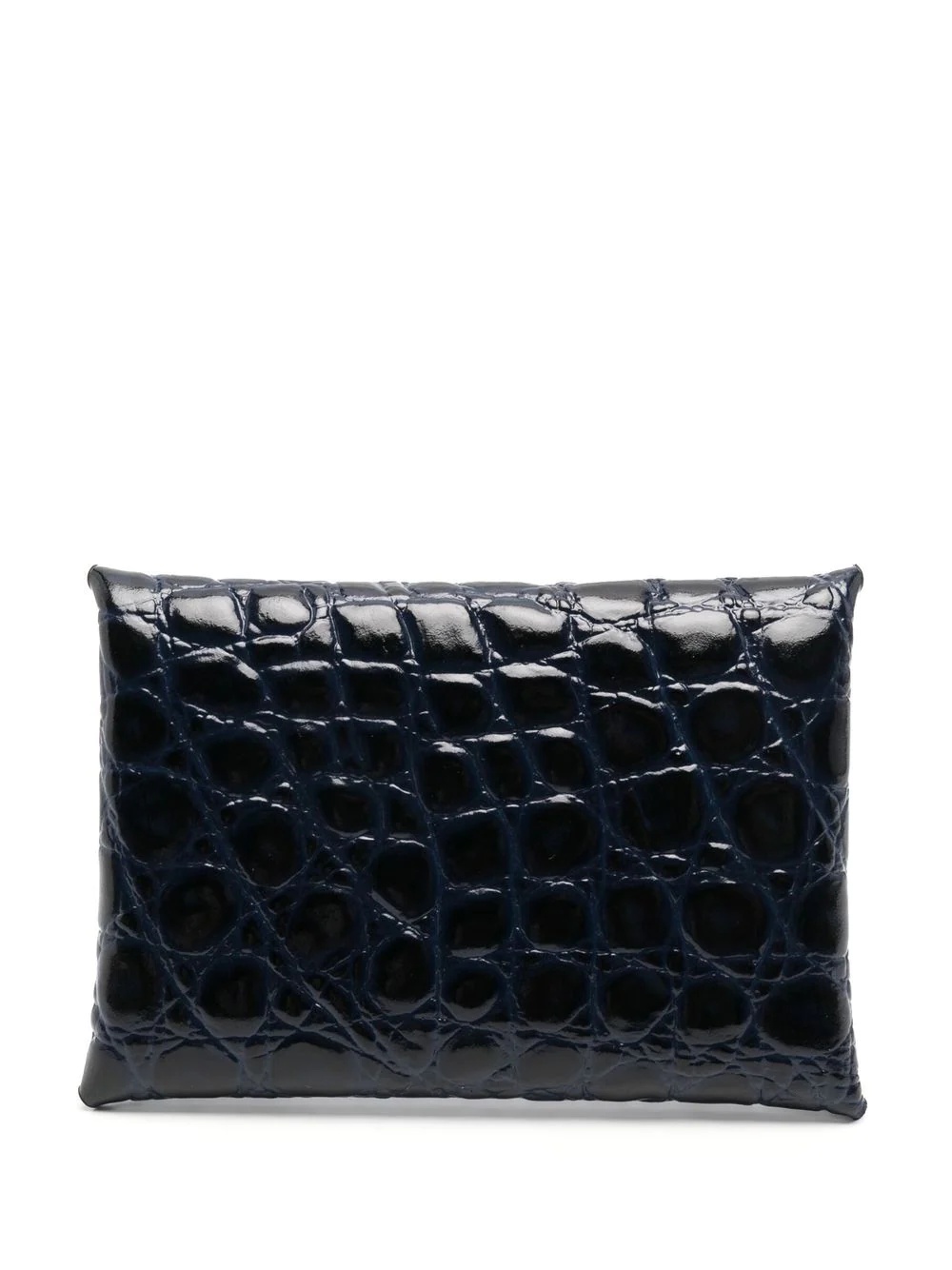 crocodile-embossed leather wallet - 2