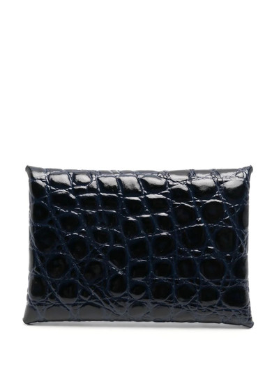 Jil Sander crocodile-embossed leather wallet outlook