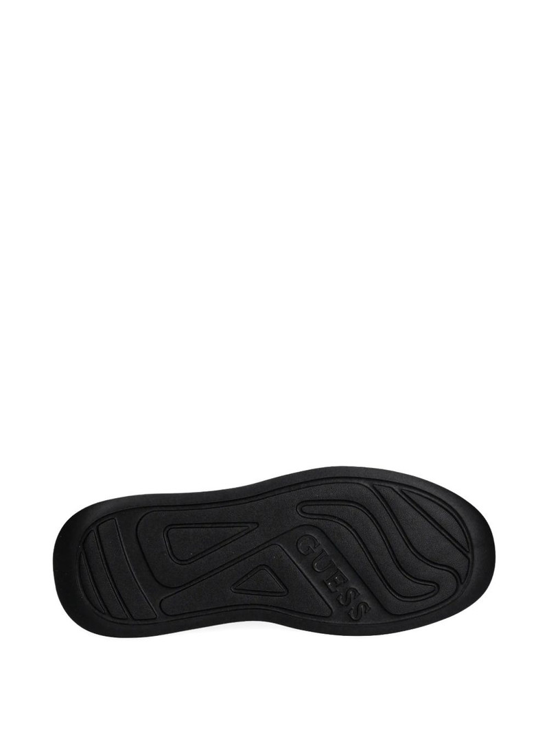 lace-up panelled sneakers 5