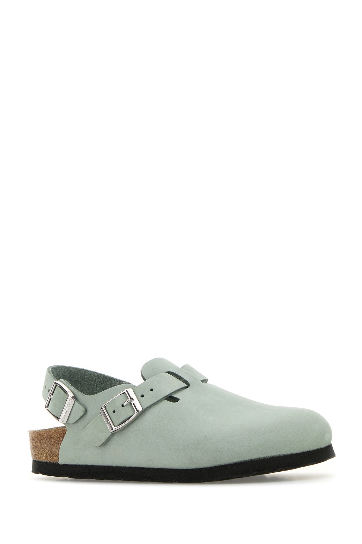 Mint green suede Tokyo slippers - 2