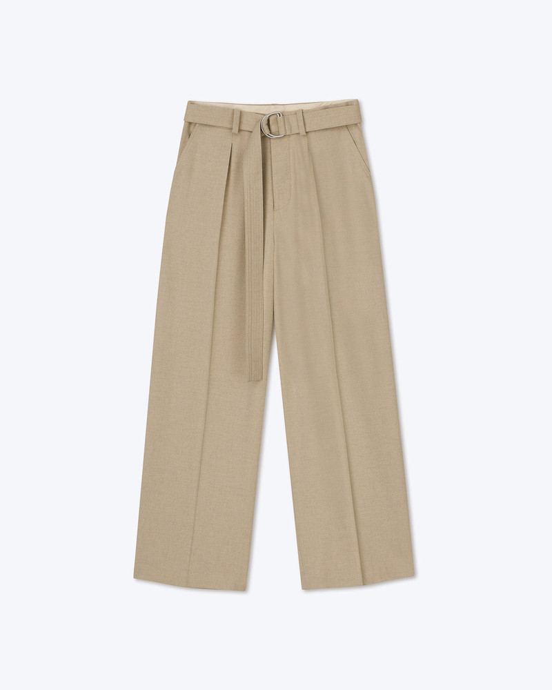 BENTO - Wool pants - Stone 1