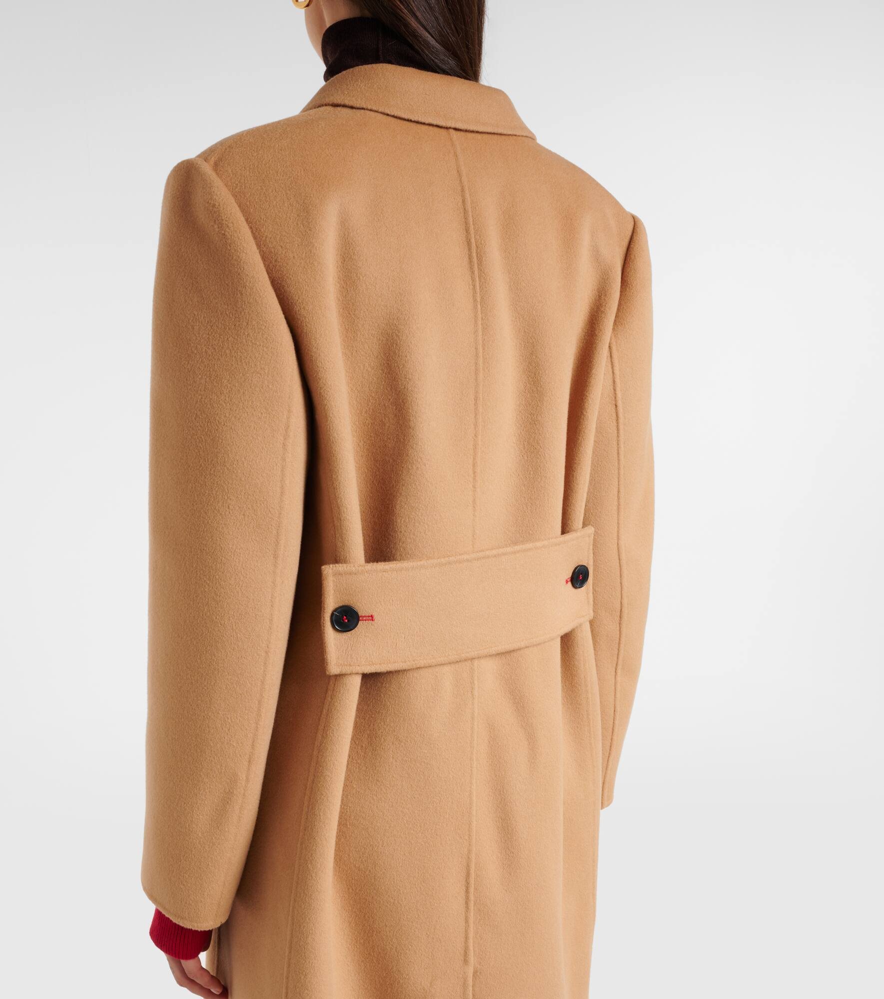 Wool and cashmere coat - 6