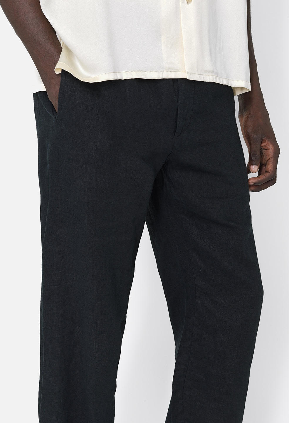 LINEN EASY TROUSER - 6