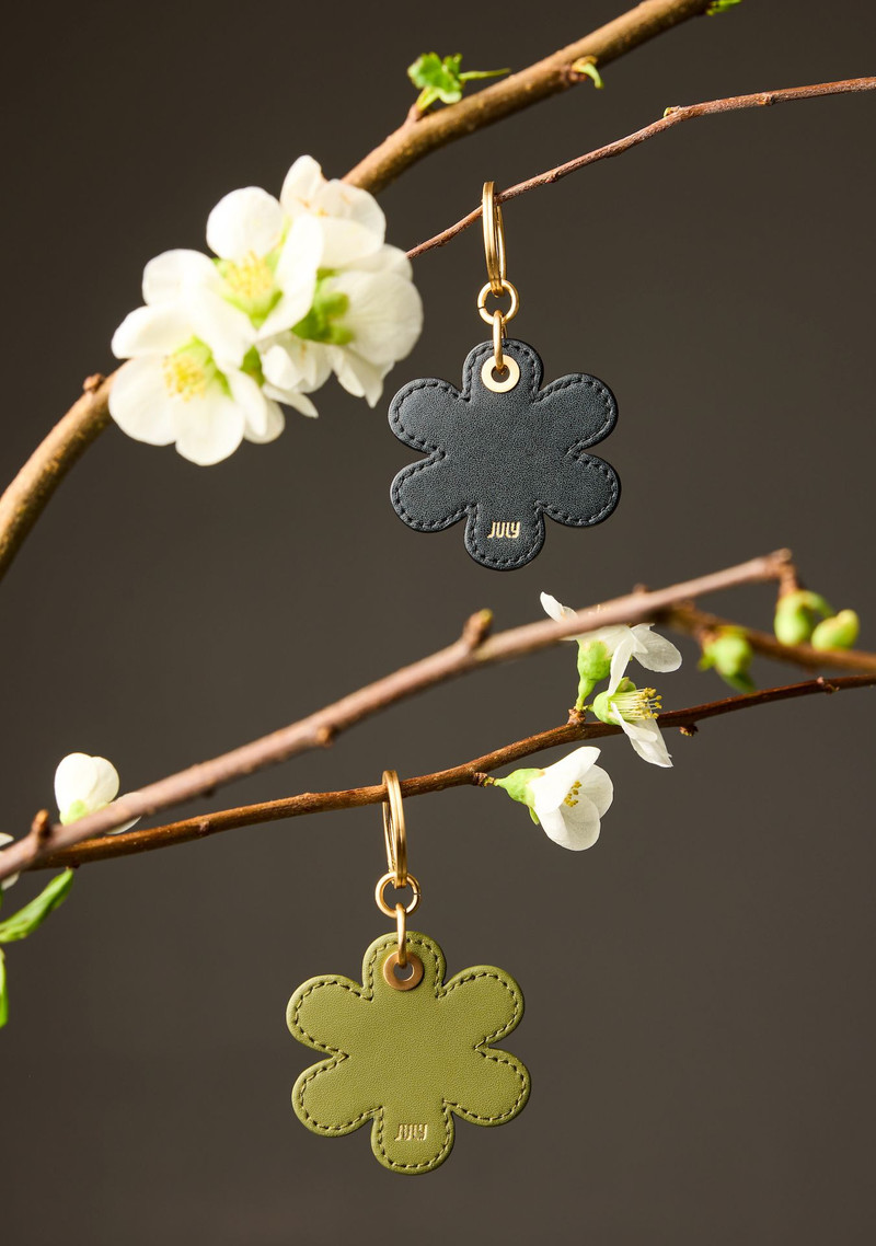 July Flower Keyring outlook