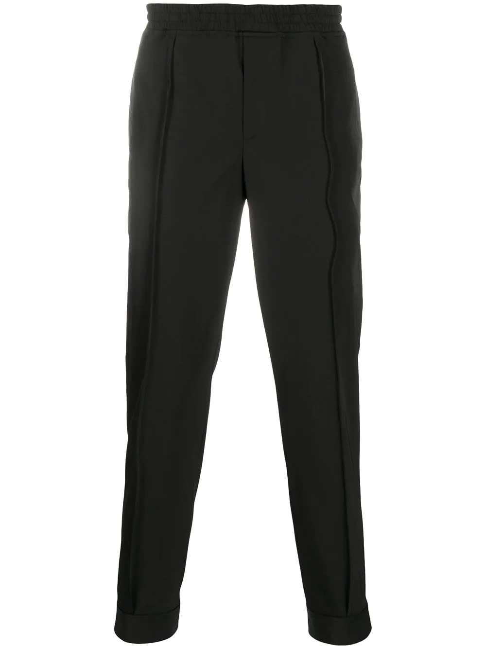 ankle zip tapered trousers - 1