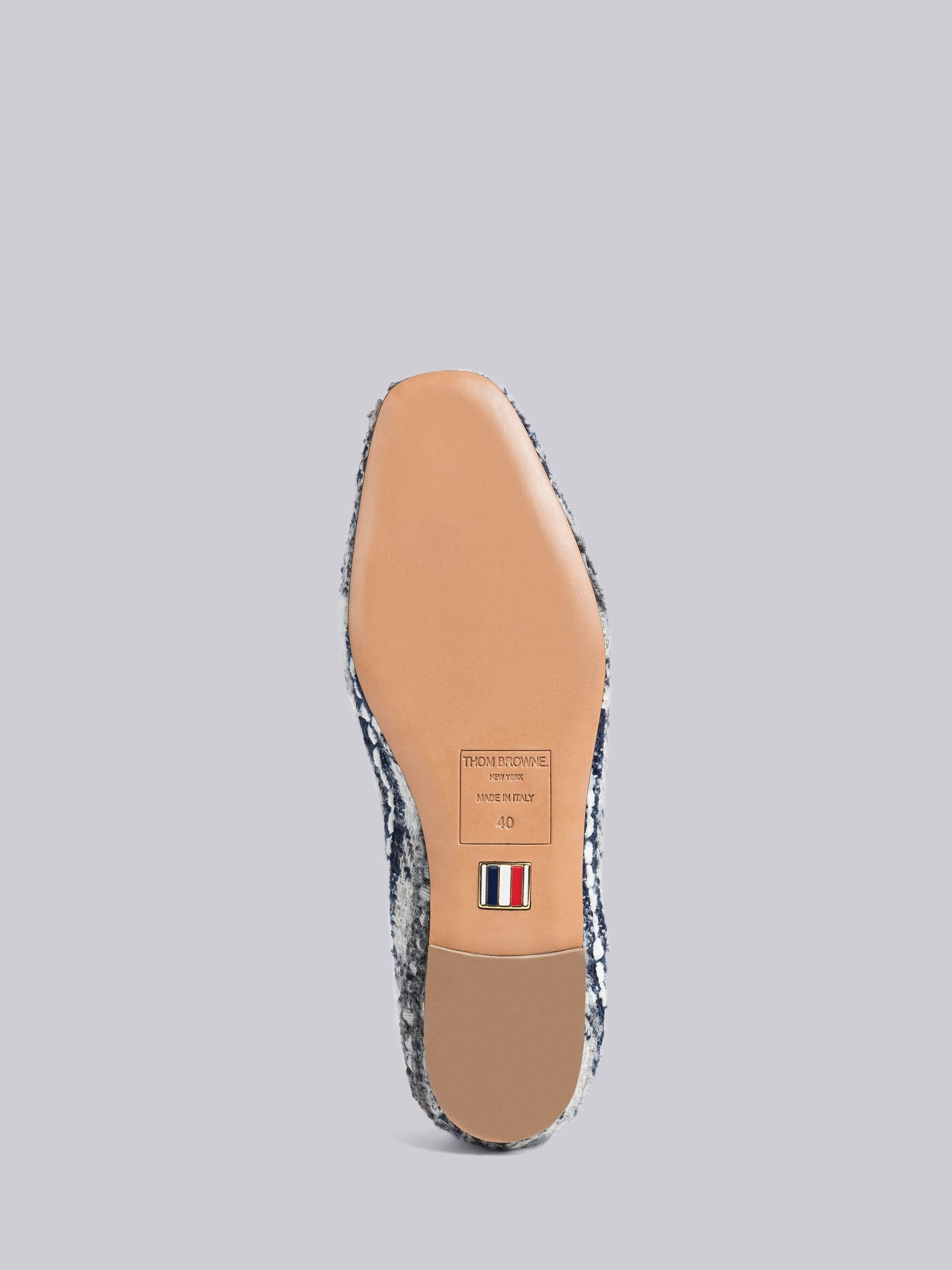 Tartan Ribbon Tweed 3-Bow Loafer - 5