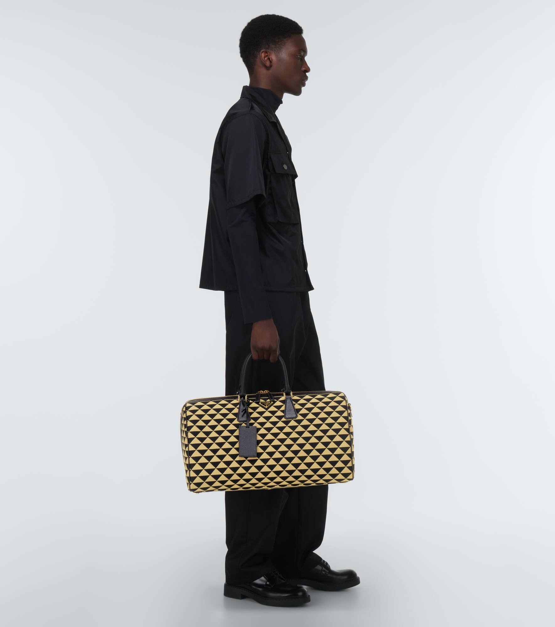 Symbole Large jacquard travel bag - 7