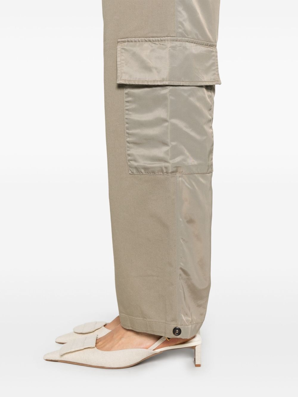 belted cargo trousers - 5