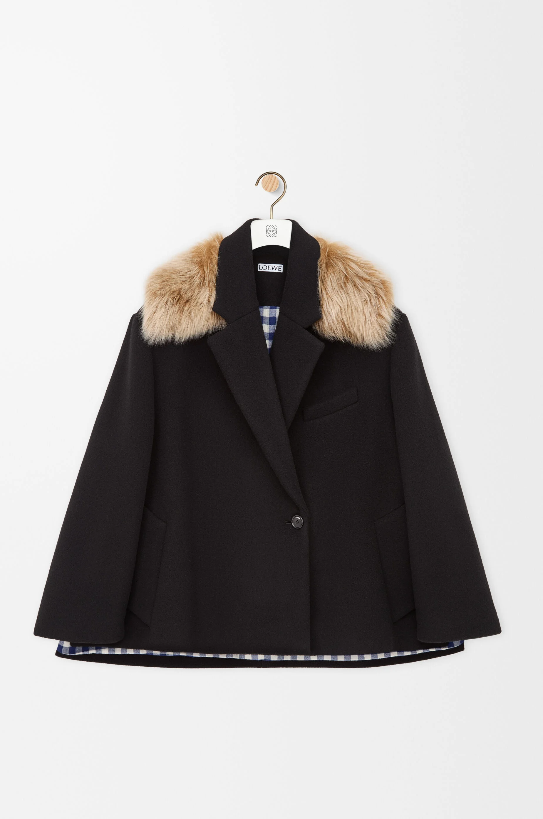 Short coat in wool and cashmere - 1