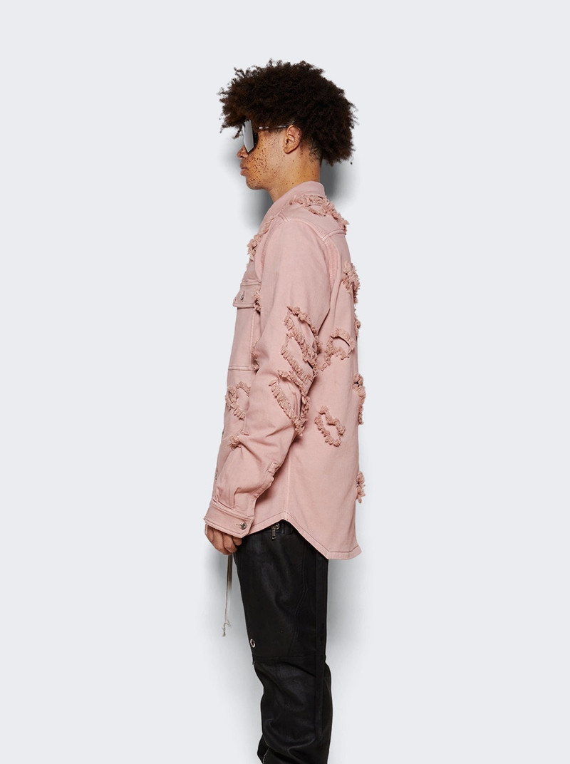 DRKSHDW Denim Outershirt Faded Pink 4