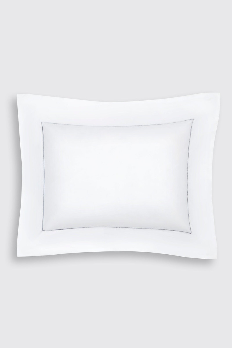 Amalia Pillow Slip in White Cotton 1